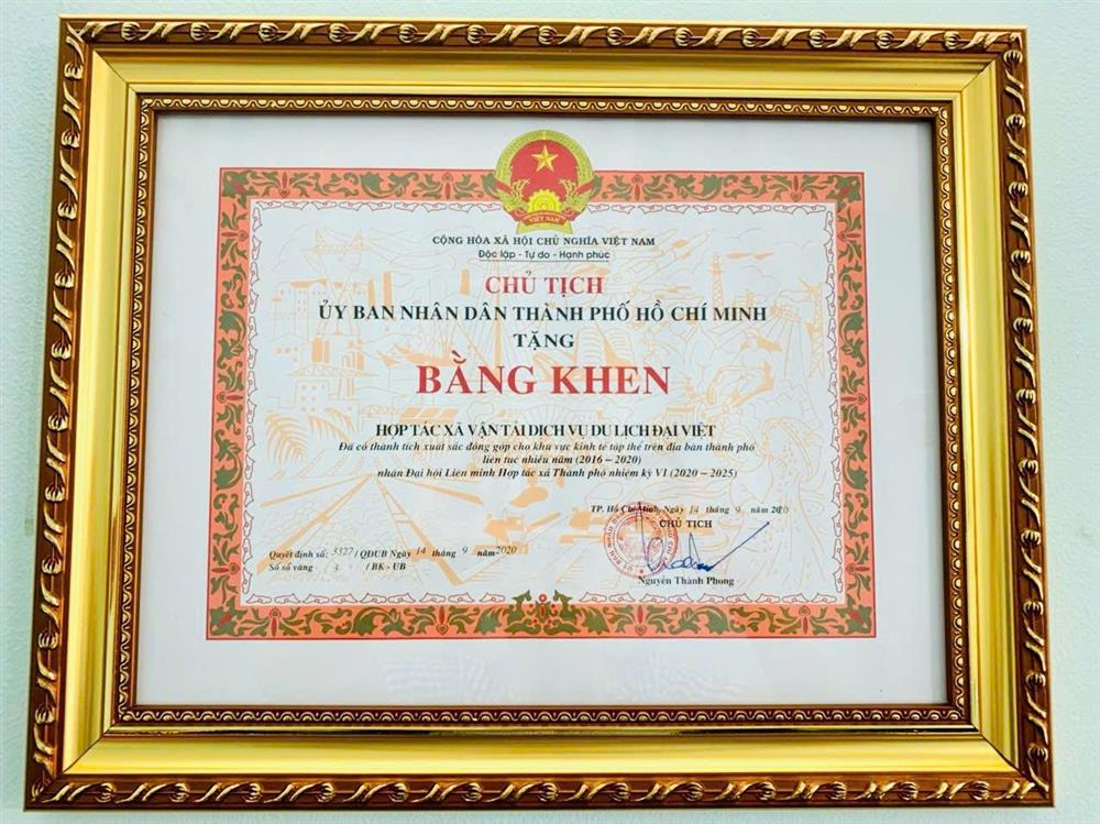 Bằng khen Chủ tịch UBND TP.HCM
