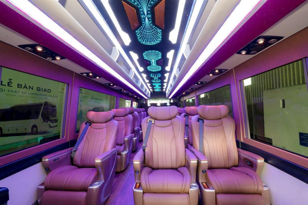 Đèn trần trên xe Limousine 20 chỗ